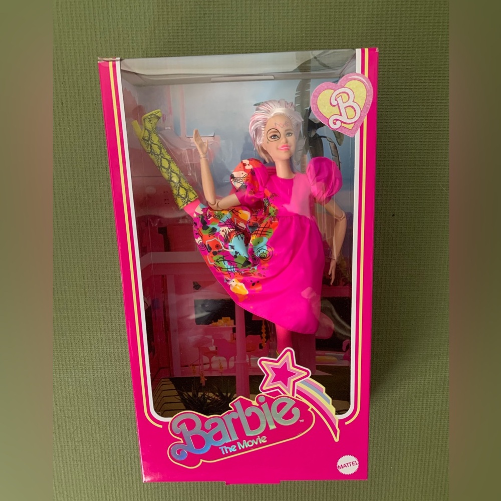 Weird Barbie doll/action figure from the Barbie Movie, Kate McKinnon